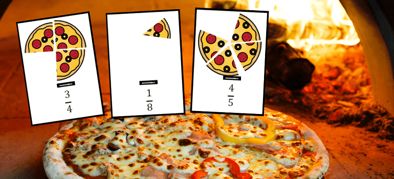 Speel “Pizzeria Frazione” en automatiseer de breuken